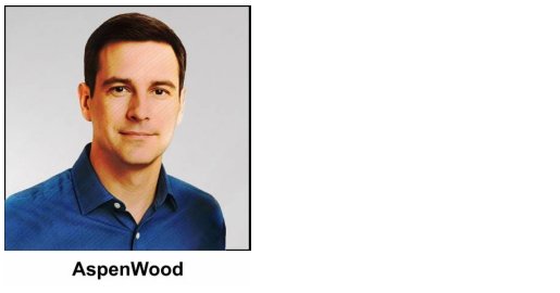 AspenWood - A watercolour painting of a bright, cheerful man aged 37. He has short, well groomed brown hair, and dark chestnut eyes. He's wearing a Royal blue collared shirt with no tie.